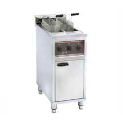 FRITEUSE ÉLECTRIQUE SUR COFFRE 2 BACS