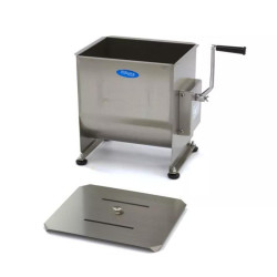 MAXIMA - MELANGEUR DE GARNITURE VIANDE POISSON 30L - DOUBLE ESSIEU - CUVE NON INCLINABLE 25 KG