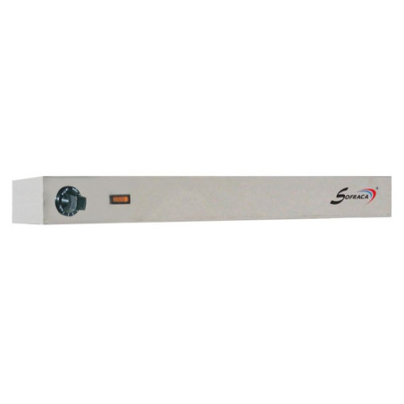 RAMPE CHAUFFANTE INFRAROUGE - L610 MM - 230 V - AVEC RÉGULATEUR