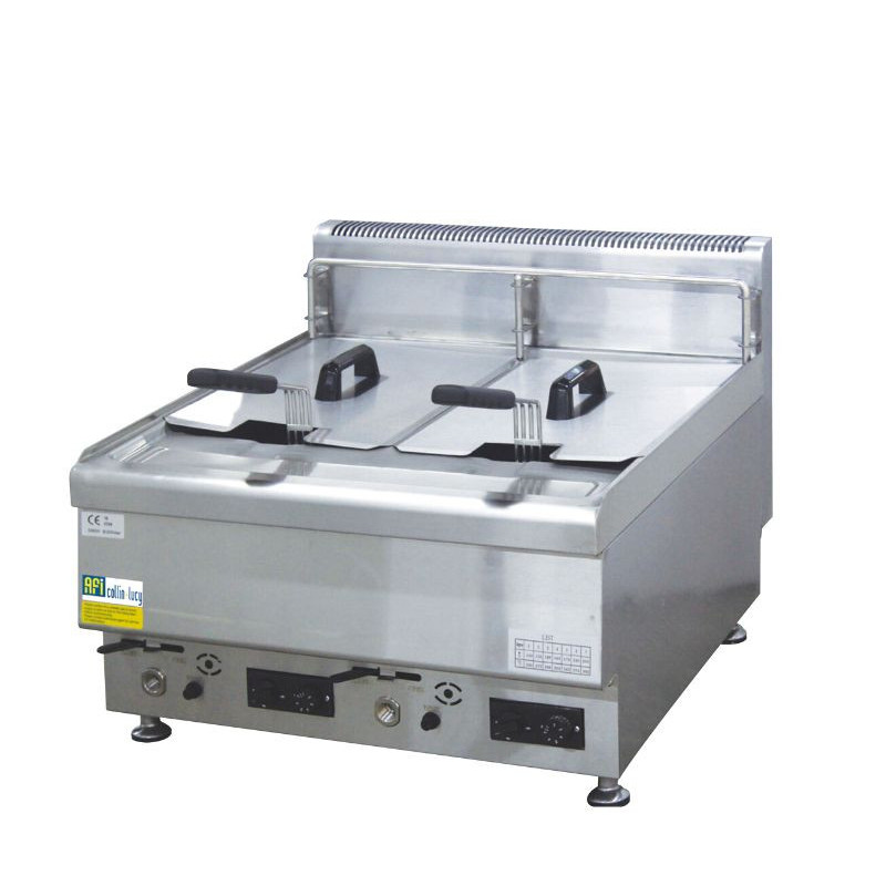 FRITEUSE GAZ 2 X 10L  GAMME TOP 650