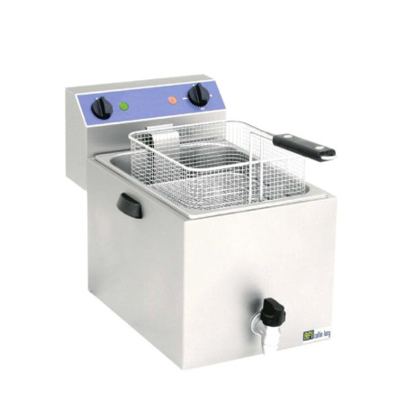 FRITEUSE TABLE ÉLECTRIQUE 8L SPÉCIALES SURGELÉS AVEC VIDANGE