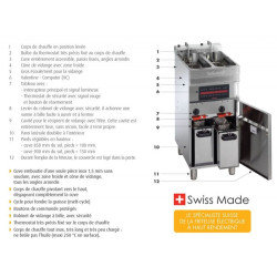 FRITEUSE ÉLECTRIQUE COFFRE 25/28L HAUT RENDEMENT