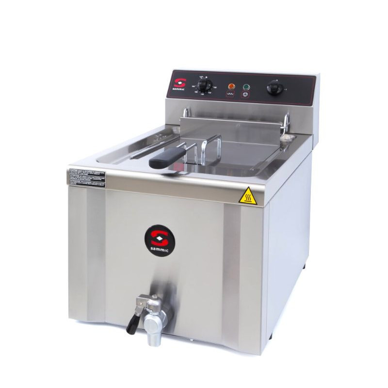 FRITEUSE  ÉLECTRIQUE  12L - BACS SOUDÉS - 400 TRI