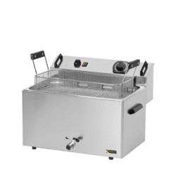 FRITEUSE ÉLÉCTRIQUE BEIGNETS 16L - ROBINET DE VIDANGE