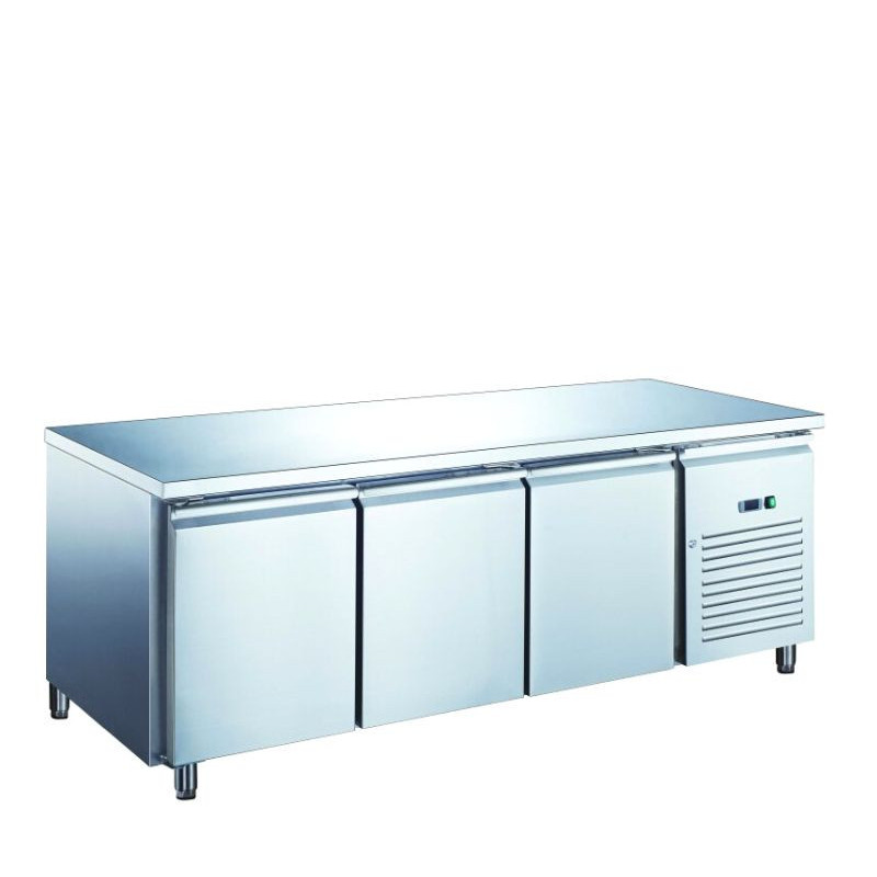 TABLE REFRIGÉREÉ POSITIVE -2°C/+8°C - 417L - 3P - SANS DOSSERET H85 CM