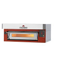 Italforni - Four à pizza rustique - Gamme EURO - 1 chambre - 8 pizzas - Commandes digitales - EC8RD