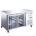 TABLE RÉFRIGÉRÉE POSITIVE 2P +2°C/+8°C - 282L - SANS DOSSERET H85 CM ROULETTES
