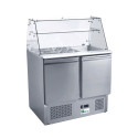SALADETTE VITRÉE GN1/1 2P  +2°C + 8°C  240 L  SANS DOSSERET