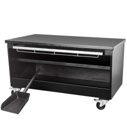 FOUR BARBECUE CHARBON GN 1/1 150 KG/H - 155 COUVERTS NOIR