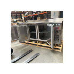 Table frigorifique "murale" ventilée, 3 portes GN 1/1, 405 litres