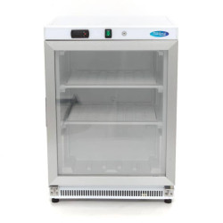 MAXIMA - Congélateur -22/-18°C - 200 L - blanc - avec porte en verre