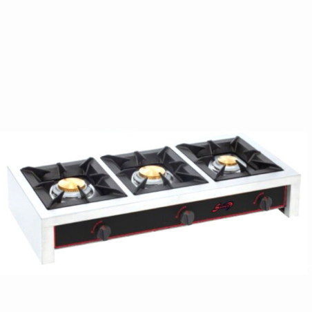 SOFRACA - RÉCHAUD GAZ 3 FEUX – 21000 WATTS