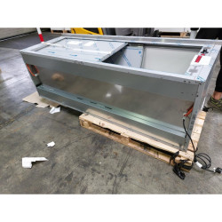 Déstockage - Meuble central inox chauffant profondeur 700 mm - Longueur 2000 mm - Simple face - TCH20T