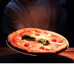 PIZZA CHAUDE CROUSTILLANTE