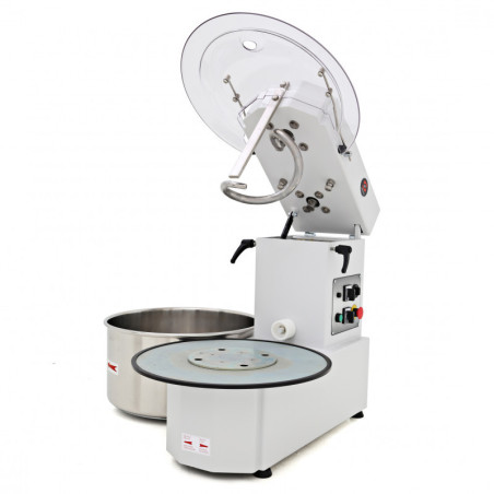 SAMMIC - PÉTRIN À SPIRALE AVEC CUVE ET TÊTE RELEVABLE - 2 VIT - 33 L -  400 TRI