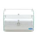 MAXIMA - VITRINE CHAUFFANTE INOX -  2 ÉTAGES 55 CM 45L