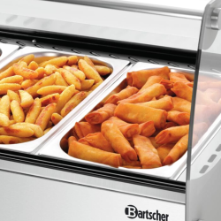 BARTSCHER - VITRINE CHAUFFANTE R6 6 x GN 1/3 - 68L