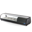 MAXIMA - VITRINE A SUSHI ET TAPAS - 52 L  - 5X 1/3 GN - 135 CM