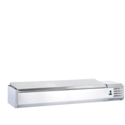 FURNOTEL - SALADETTE  COUVERCLE INOX - 120 cm - 4x GN 1/3