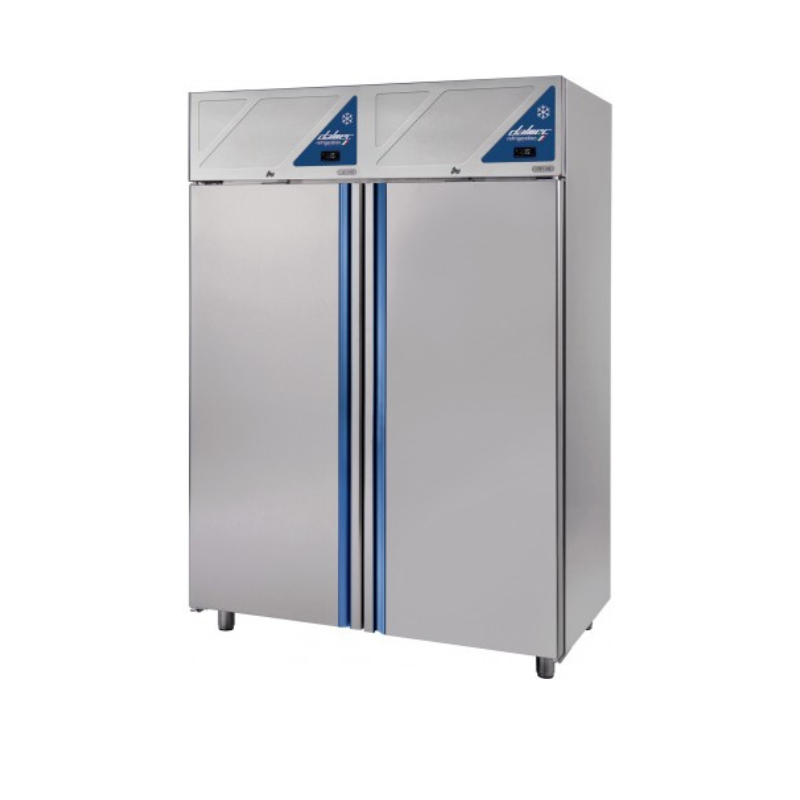 ARMOIRE RÉFRIGÉRÉE BI-TEMPERATURE GN 2/1 SANS GROUPE LOGÉ 0/+10°C / -18/-22°C  - 2 PORTES - 1400 L