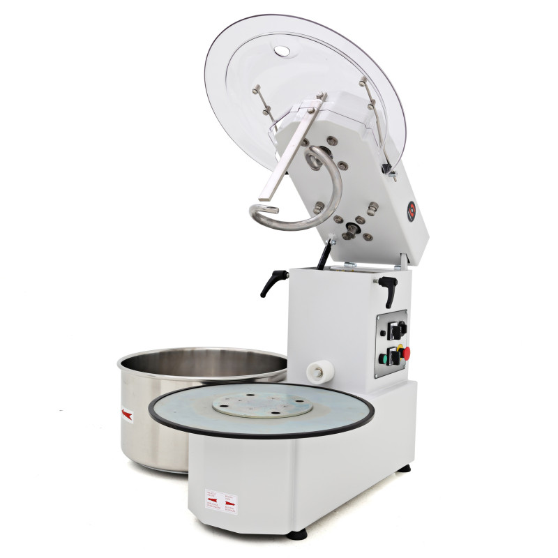 Pétrin à spirale cuve et tête relevables 20 litres 230 V