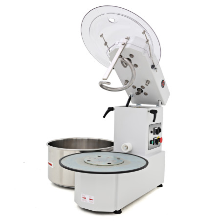 Pétrin à spirale cuve et tête relevables 20 litres 230 V