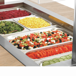 CHARIOT BUFFET RÉFRIGÉRÉ - 4 BACS GN 1/1