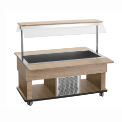 CHARIOT BUFFET RÉFRIGÉRÉ KIDS - 4 BACS GN 1/1