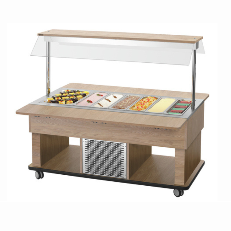 CHARIOT BUFFET RÉFRIGÉRÉ KIDS - 4 BACS GN 1/1
