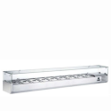 FURNOTEL - SALADETTE VITREE A POSER - 200 cm - 10x GN 1/4  - VITRAGE DROIT