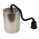OFRACA - LAMPE CHAUFFANTE SUSPENDUE INFRA-ROUGE NOIRE 2XS